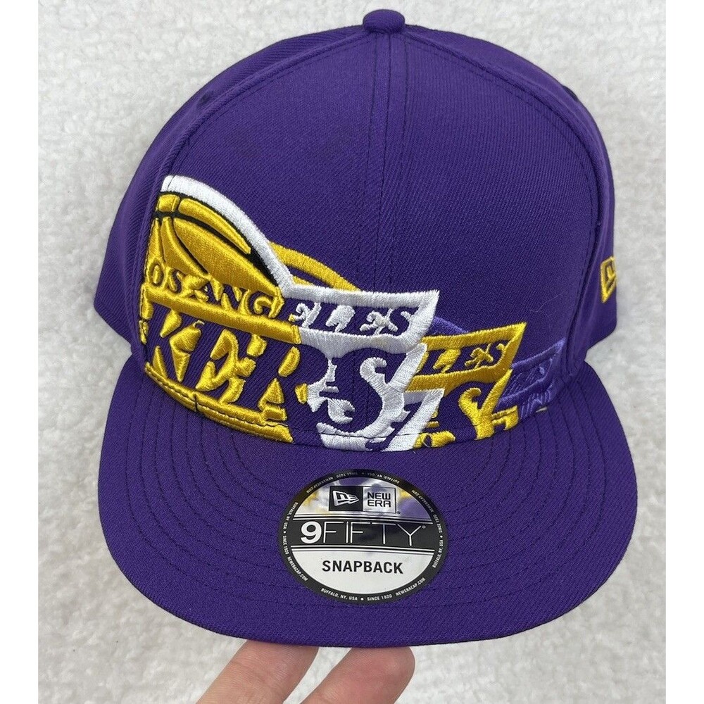 Los Angeles Lakers New Era 9Fifty SnapBack Adjustable Hat Big Logo Style Sport